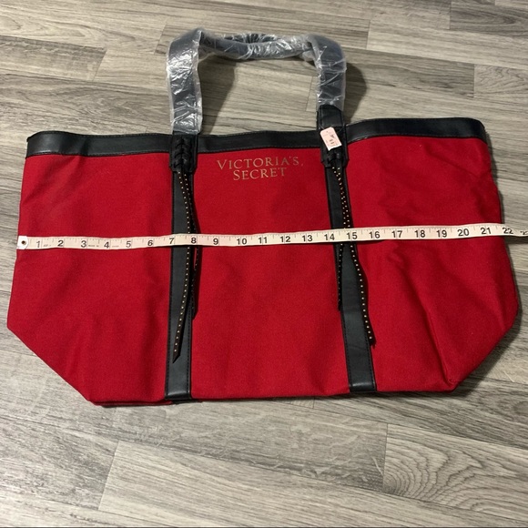Victoria’s Secret Red Black Limited Edition Tote Bag; OS - Picture 3 of 12